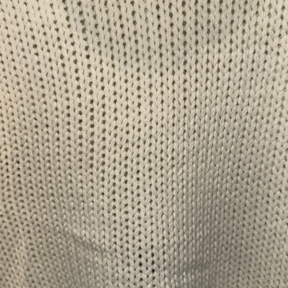 Miracle Cream Cowl Neck Cable knit Sweater​ - Picture 3 of 8